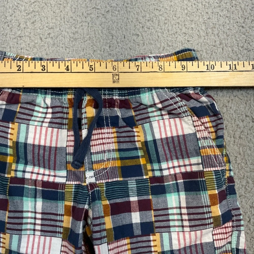 Gymboree Patchwork Plaid Shorts Kids Size 4 Multicolor Excellent Preppy Summer